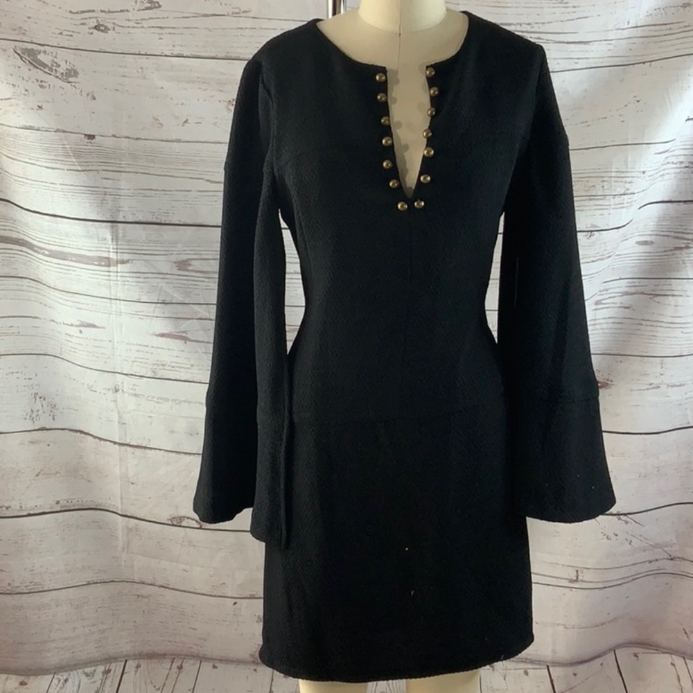 Nanette Lepore NWT Crepe Fabric wide sleeve shift dress